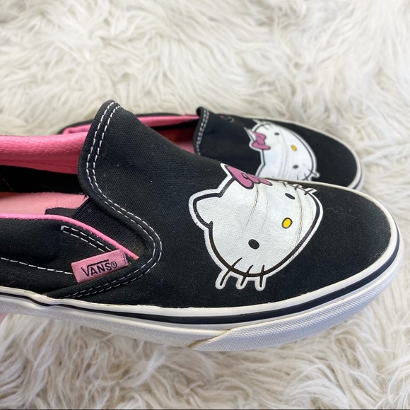 hello kitty vans slip ons
